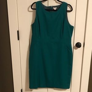 J.Crew Green Sleeveless Dress Size 18